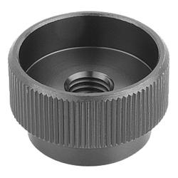 Knurled nuts steel and stainless steel DIN 6303, Form A, without pinhole (K0137)