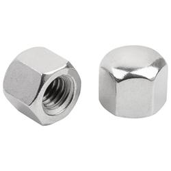 Hex cap nut low style DIN 917 steel or stainless steel (K1801) K1801.324