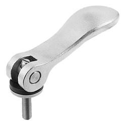 Cam levers adjustable external thread stainless steel (K0647) K0647.9512304X30