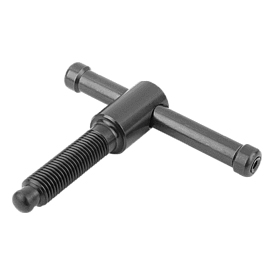 Thrust screws with loose T-bar DIN 6306 (K0756)