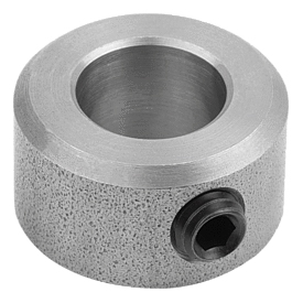 Shaft collars set screw DIN 705, steel, Form E, hexagon socket (K0406)