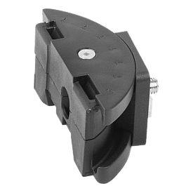 Swivel adapter, antistatic plastic, for profile slots (K1630)