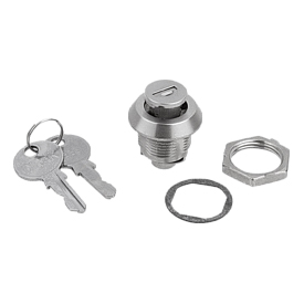 Quarter-turn locks lockable stainless steel (K1355)