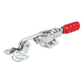 Toggle clamps hook horizontal with catch plate (K1432)