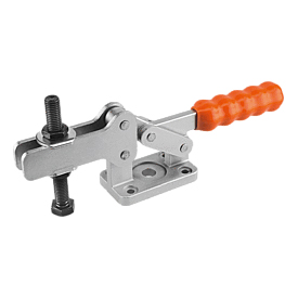 Toggle clamps horizontal heavy-duty with adjustable clamping spindle (K0077)