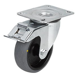 Swivel Castors with stop fix, electrically conductive (K1761)