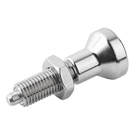 Indexing plungers stainless steel without collar Form H (K0634)