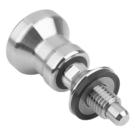 Indexing plungers with collar for Hygienic USIT seal and shim washers, Form A, without locking slot (K1698)