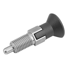 Indexing plungers with extended locking pin Form C (K0630)
