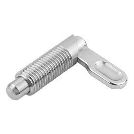 Indexing plungers with grip stainless steel Form A (K0637)