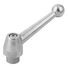 Clamping levers stainless steel internal thread (K0121)