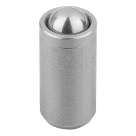Spring plungers smooth version, without collar, stainless steel (K0335)