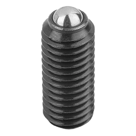 Spring plungers with hexagon socket and ball, standard spring force (K0315)