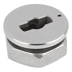 Clamping plates surface mounted for quarter-turn clamp locks (K1062)