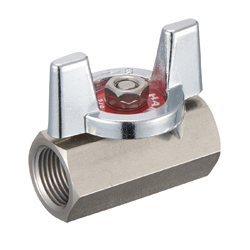 Stainless Steel Ball Valve BSS Series Butterfly Handle Type