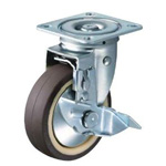 Flat Mounted Plate Type Castors 413S TL (Total Lock) Wheel Diameter 100-150mm