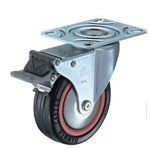 Flat Mounted Plate Type Castors 420M / 415M / 420MR Wheel Diameter 75-125mm