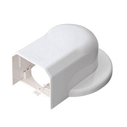 Materials for Air Conditioner, "SLIMDUCT MD Series", Wall Inlet Elbow for Air Conditioner Caps