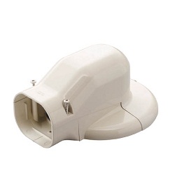 Materials for Air Conditioners, "SLIMDUCT LD Series", Wall Inlet Elbow for Air Conditioner Caps