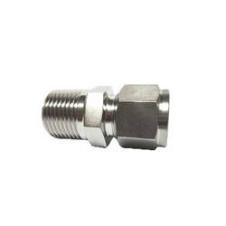 Double Ferrule Type Tube Fitting Male Connector DCT DCT6-4SS