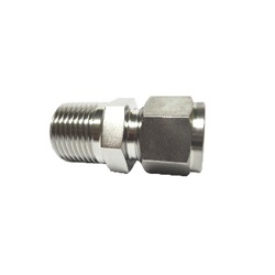 Double Ferrule Type Tube Fitting Male Connector MDCT