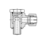 Flareless Fitting for Anti-Vibration Fitting NE Type Steel Pipe Type - Stud Elbow (B Type) KMB21-060N