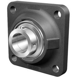 Housing units RCJ..-FA125, four-bolt flanged housing units, cast iron, eccentric locking collar, R seals, with anti-corrosion protection