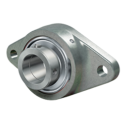 Flanged Housing Unit RCJT, Two-Bolt, Oval, Cast Iron Housing