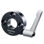 Set collars / stainless steel, steel / wedge clamping / clamping lever, triple countersunk hole / SCK-Z3 SCK1515SZ3S