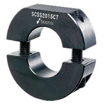 Set collars / flattened on one side / steel / two-piece / SCSS-CT
