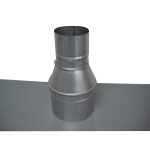 Stainless Steel Duct Fitting Reducer (Insert on Both Sides Size) SU-U-R-200-175