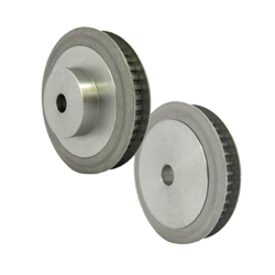 Timing belt pulleys / L / with flanged pulley / steel / L050, L075, L100