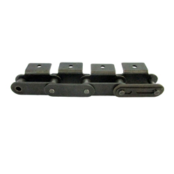 Double-Pitch Roller Chain with A1 and A2 Type Attachment C2080H-A2JL