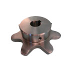 Standard 2082 Double Pitch Sprocket, B Type for R Rollers, Semi-F Series, Shaft Hole Machining Completed (New JIS Key)