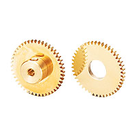 Spur gears / module 0.5 / brass / S50B-B S50B72B+0203