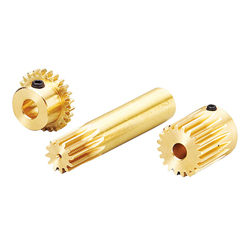Spur gears / module 0.75 / brass / Shape selectable / S75B S75B40B+0306