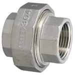Stainless Steel Screw-In Pipe Fitting, Union [U]