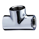Auxiliary Material for Piping, Fitting, and Plumbing, Fitting for Water Supply Piping, Plated Fittings - Tees