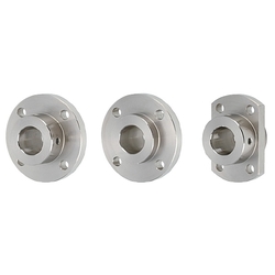 Shaft holders / guided round flange, two-sided flattened round flange / one-piece STHICBN10-MB