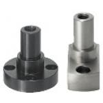 Cantilever Shafts / round flange selectable / stepped / internal thread / through hole