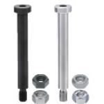 Hinge pins / hexagon socket / stainless steel, steel / external thread / incl. lock nut
