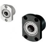 Bearing housings / flange selectable / counterbore / double deep groove ball bearing / material selectable / coating selectable