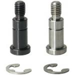 Bearing Shaft Screws / with Retaining Ring Groove / Stepped