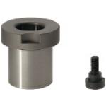 Flanged drill bushes / notched / bore +0.01 / steel / 56HRC-60HRC