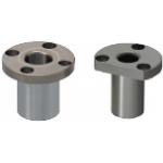 Flanged drill bushes / round flange / bore +0.01 / steel, stainless steel / 50HRC-60HRC JBT12-12