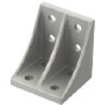 5 Series (Groove Width 6 mm) - For 2-Row Grooves - Reversing Bracket With Protrusion, 8-Mounting Hole Type With Rib
