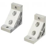 8-45 Series (Groove Width 10 mm) - For 1-Row Groove - Extruded Extra Thick Bracket for 50 Square