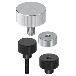 Knurled Knobs / Thick / L Dimension Standard NKMA5-8