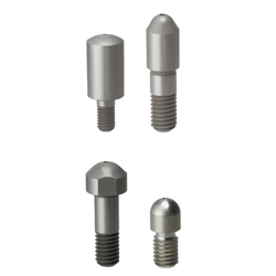 Locating pins / head shape selectable / tip shape selectable / external thread / g6
