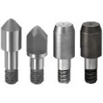 Jig Pins / Precision(g6) / Threaded / Tip Shape Selectable / Plated